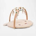 Tutti Bambini Playmats Tutti Bambini Luxury Wood & Muslin Playgym - Love Cats