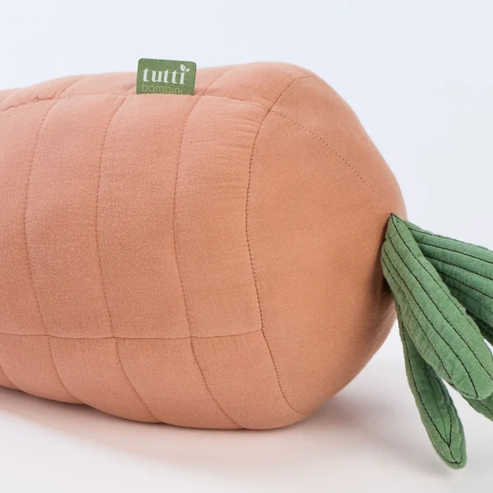 Tutti Bambini Nursery Interiors Tutti Bambini Soft Muslin Carrot Cushion - Good Life