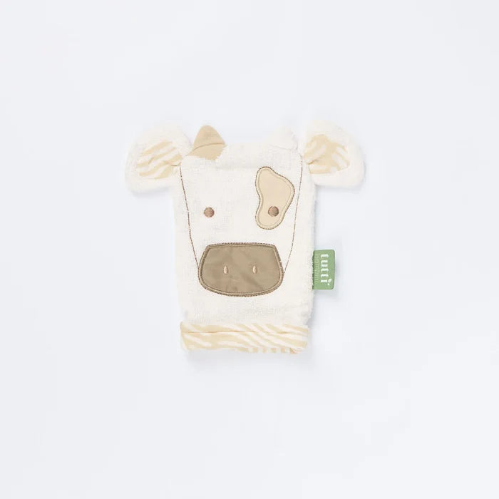Tutti Bambini Nursing & Feeding Tutti Bambini Wash Mitt - Clemi Cow