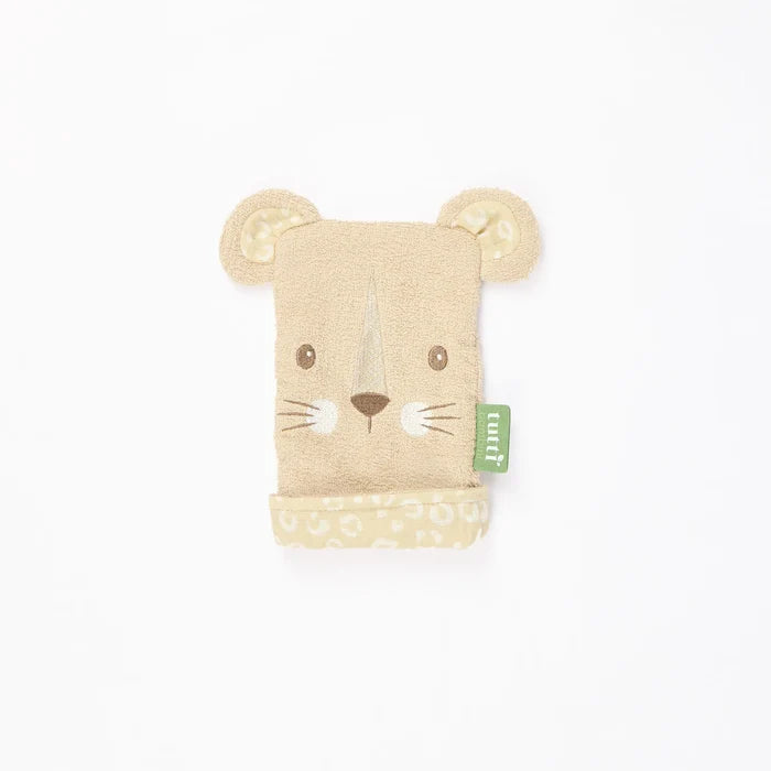 Tutti Bambini Nursing & Feeding Tutti Bambini Wash Mitt - Luca Leopard