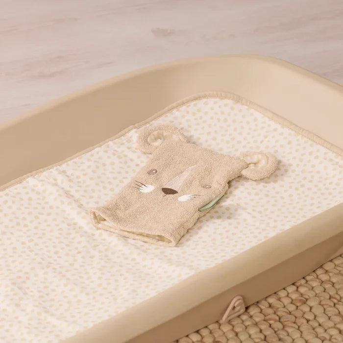Tutti Bambini Nursing & Feeding Tutti Bambini Wash Mitt - Luca Leopard