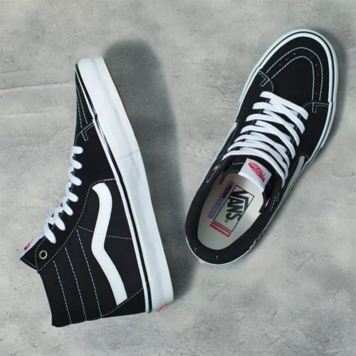 Vans - Black/White Custom Sk8 Hi Pro Roller Skates