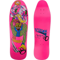 Vision - autographed Joe Johnson Scissors Reissue Skateboard Deck - Hot Pink Dip - Signed by request.