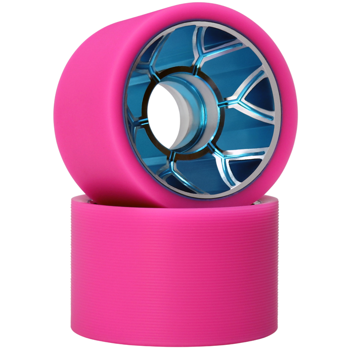 VNLA - Pink and Teal Backspin Astro 96A 58mm Wheels (8 Pack)