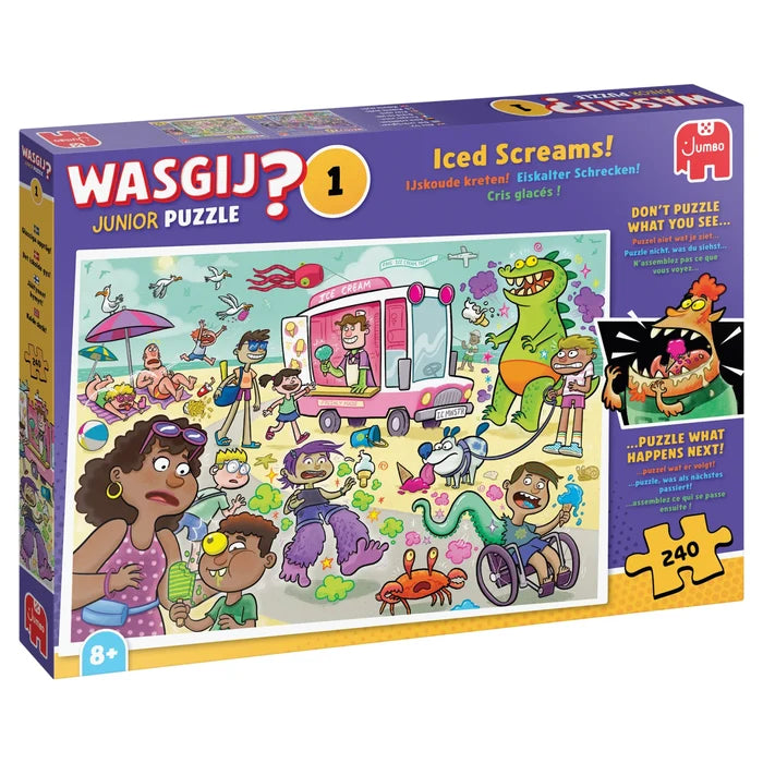 Wasgij Junior 1 Iced Screams med 240 brikker