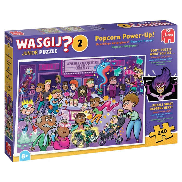 Wasgij Junior 2 PopCorn Power-up! med 240 brikker