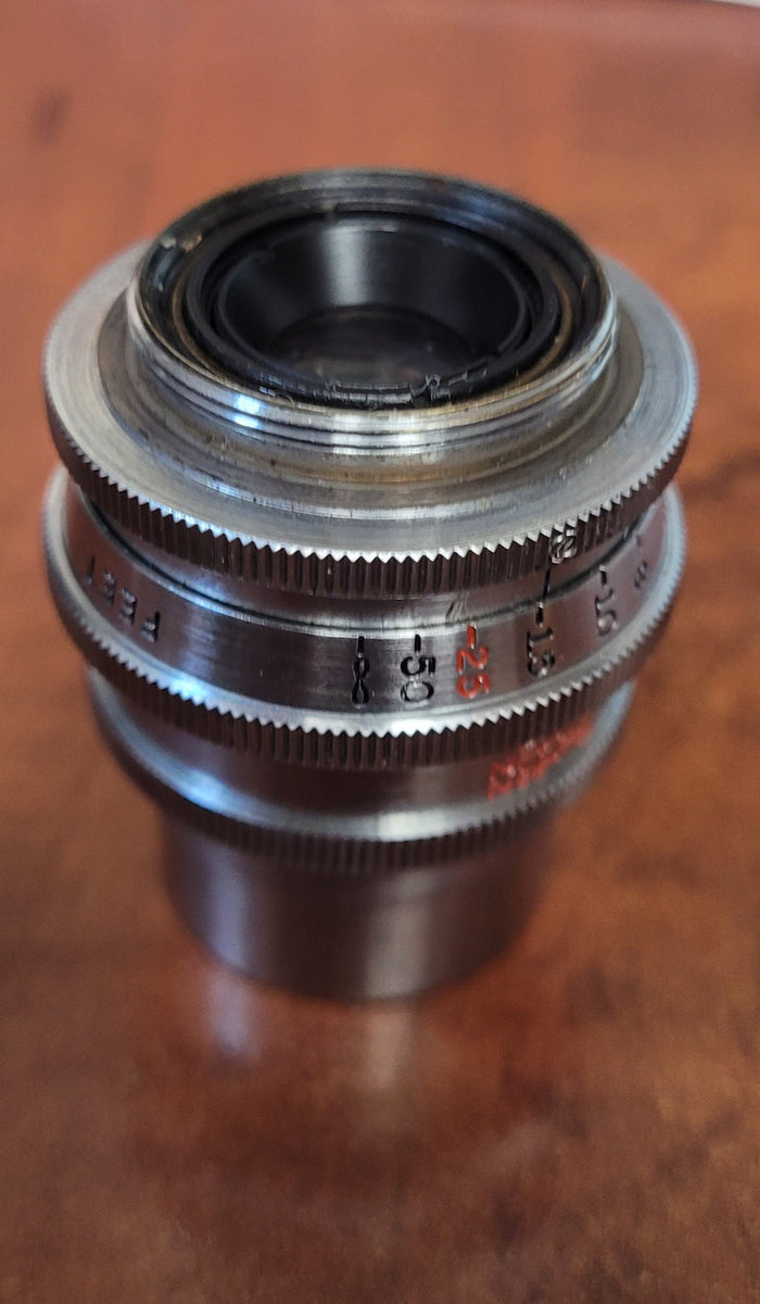 Wollensak Cine Raptar 25mm 1" f1.9 C mount lens S# 659293