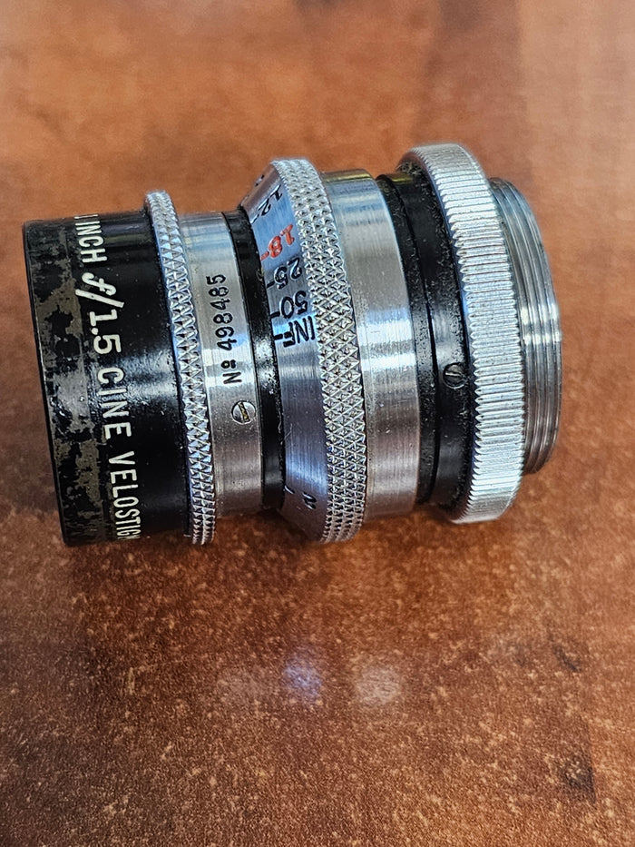 Wollensak Cine Velostigmat 25mm 1" f1.5 C mount lens S# 498485
